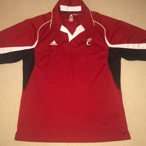 UC Adidas collared polo shirt